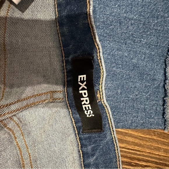 EXPRESS straight leg super high rise - Picture 4 of 5